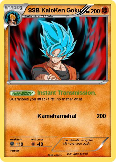 Pokemon SSB KaioKen Goku