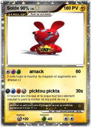 Pokemon Solde 90%