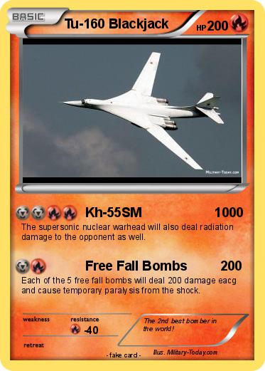 Pokemon Tu-160 Blackjack