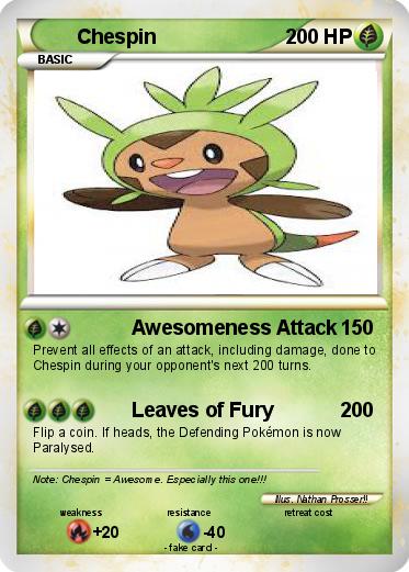 Pokemon Chespin