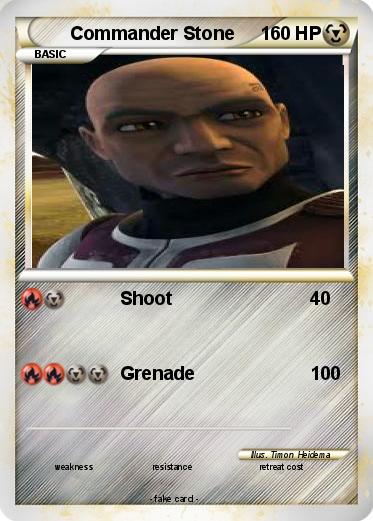 Pokemon Commander Stone