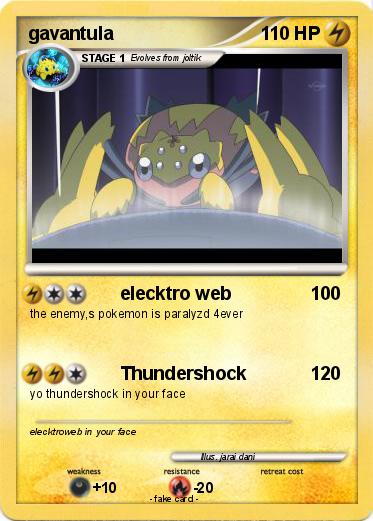 Pokemon gavantula