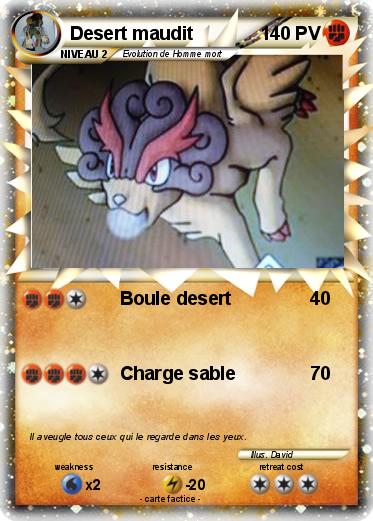 Pokemon Desert maudit