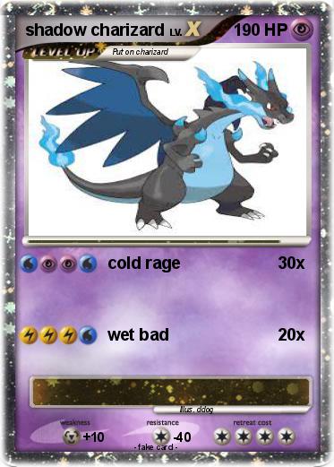 Pokemon shadow charizard