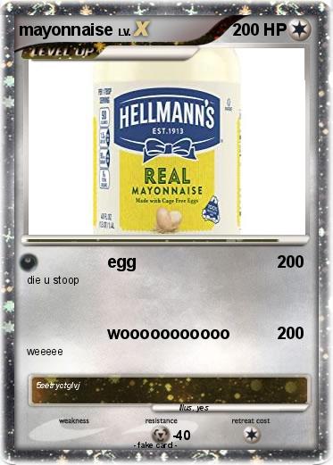 Pokemon mayonnaise