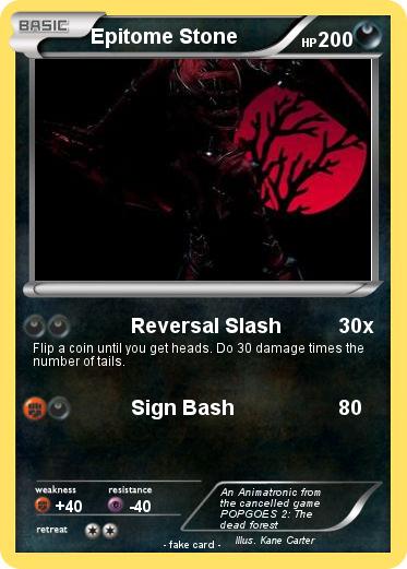 Pokemon Epitome Stone