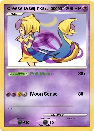 Pokemon Cresselia Gijinka