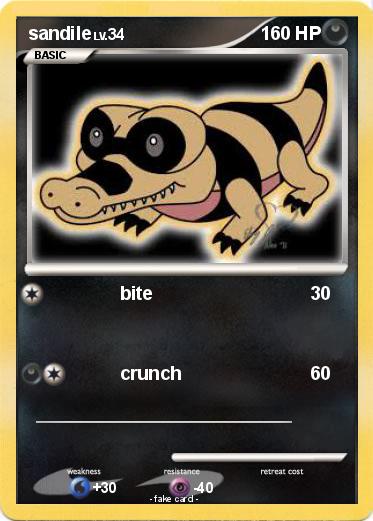 Pokemon sandile