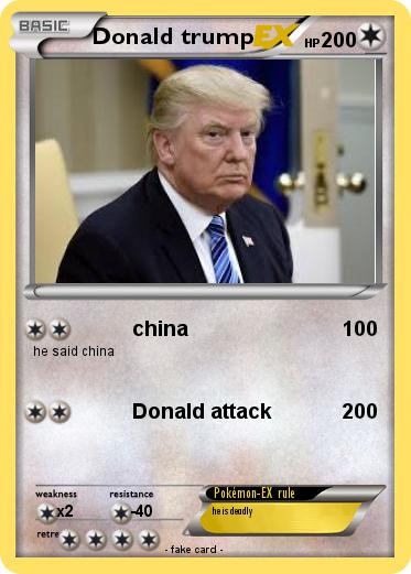 Pokemon Donald trump