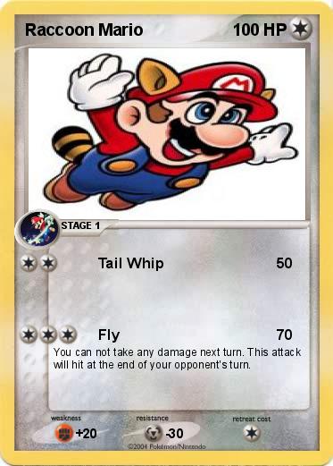 Pokemon Raccoon Mario