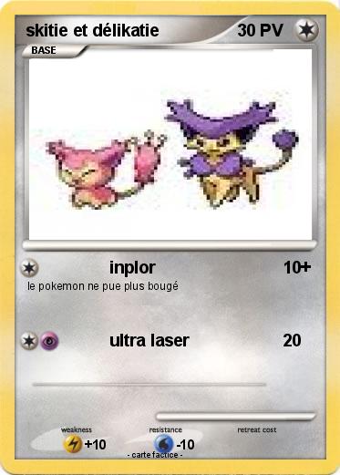 Pokemon skitie et délikatie