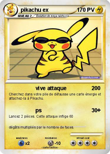 Pokemon pikachu ex