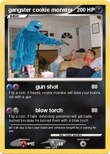 Pokemon gangster cookie monster