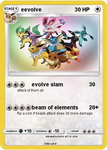 Pokemon eevolve