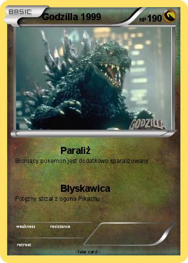 Pokemon Godzilla 1999