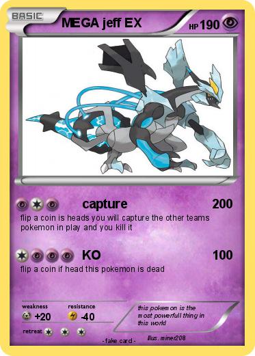Pokemon MEGA jeff EX