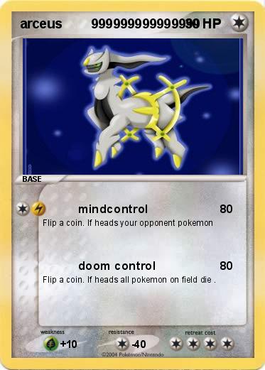 Pokemon arceus        999999999999999