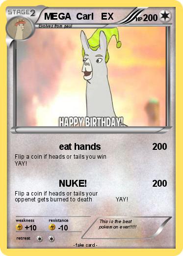 Pokemon MEGA  Carl   EX