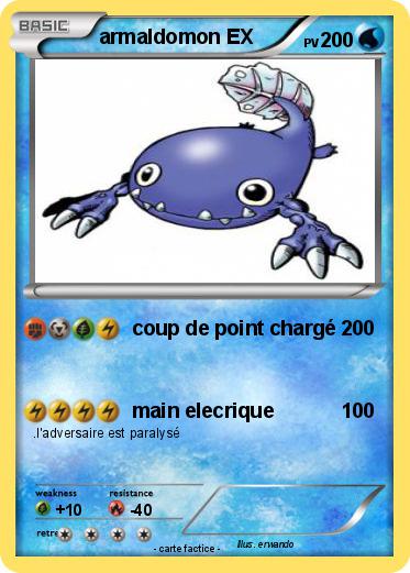 Pokemon armaldomon EX