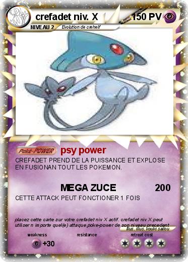 Pokemon crefadet niv. X