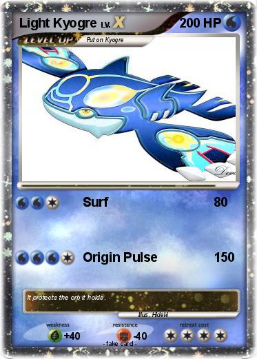 Pokemon Light Kyogre