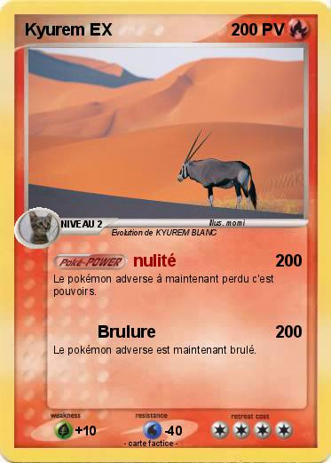Pokemon Kyurem EX