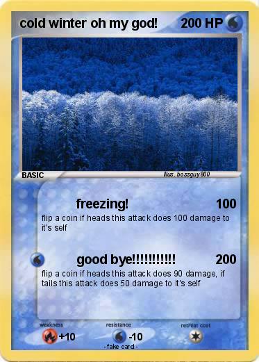 Pokemon cold winter oh my god!