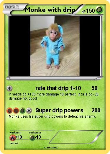 Pokemon Monke with drip