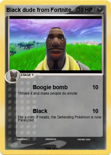 Pokemon Black dude from Fortnite
