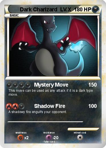 Pokemon Dark Charizard  LV.X