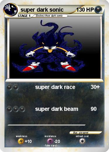 Pokemon super dark sonic