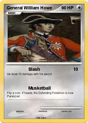 Pokemon General William Howe