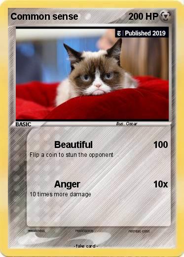 Pokemon Common sense