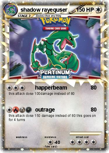 Pokemon shadow rayequser