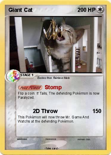 Pokemon Giant Cat