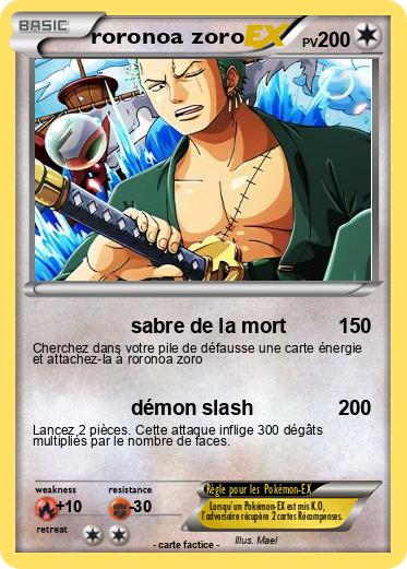 Pokemon roronoa zoro