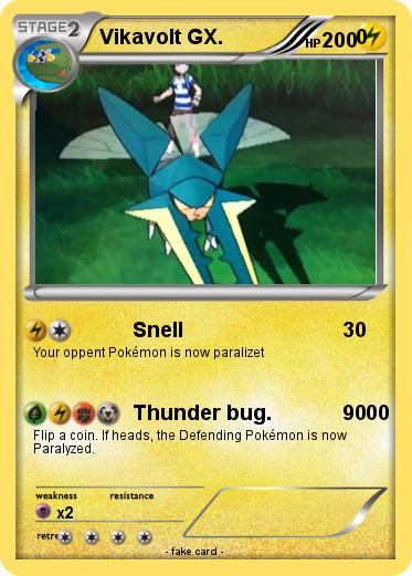 Pokemon Vikavolt GX.                        0