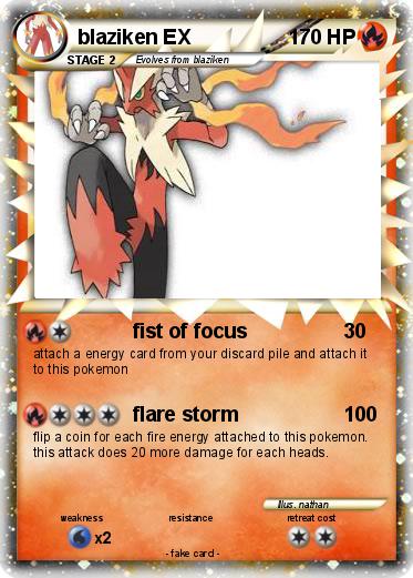 Pokemon blaziken EX