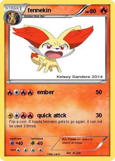 Pokemon fennekin