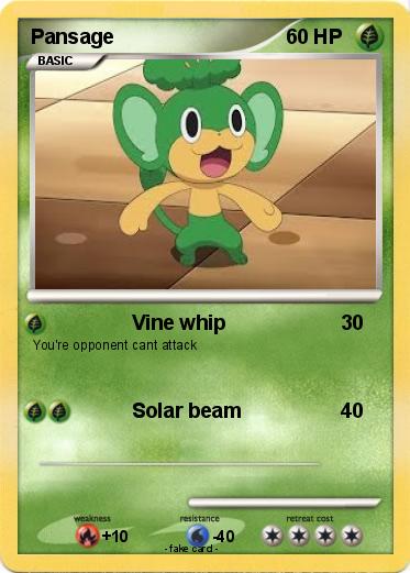 Pokemon Pansage