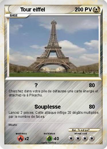 Pokemon Tour eiffel