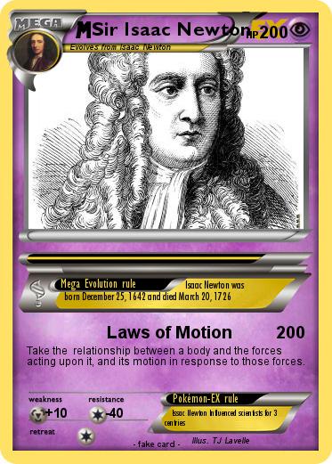 Pokemon Sir Isaac Newton