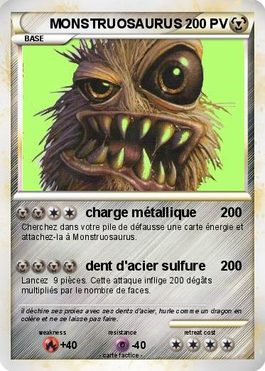 Pokemon MONSTRUOSAURUS