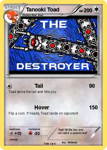 Pokemon Tanooki Toad