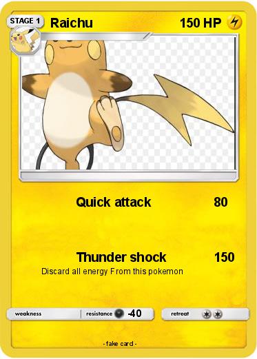 Pokemon Raichu