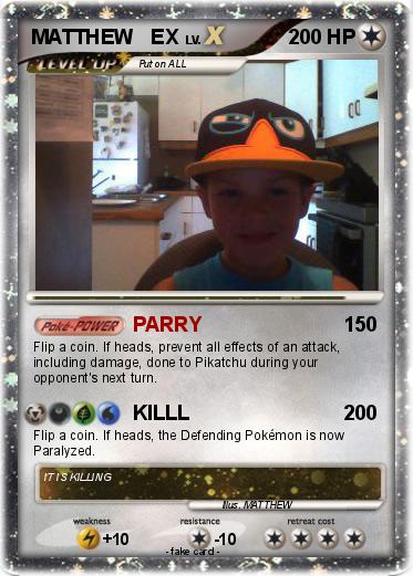 Pokemon MATTHEW   EX