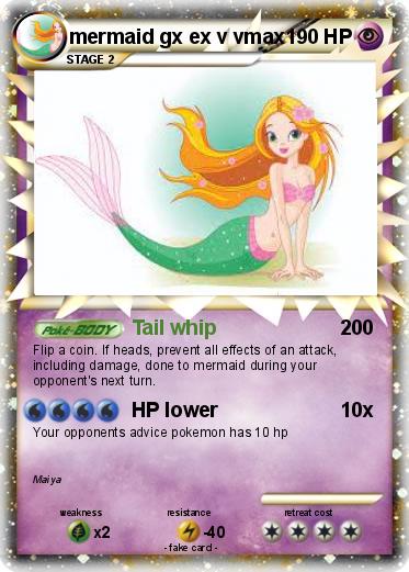 Pokemon mermaid gx ex v vmax
