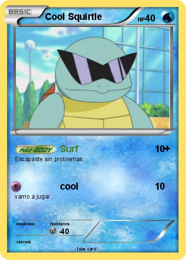 Pokemon Cool Squirtle