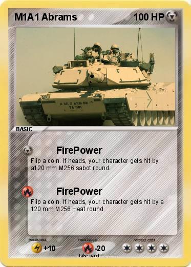Pokemon M1A1 Abrams
