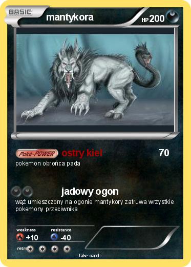 Pokemon mantykora